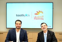 Mashreq partners with Toothpick to launch UAE’s first digital loan solution for healthcare services Sary Azakir, Co-founder and Chief Growth Officer, Toothpick and Fernando Morillo, Group Head of Retail Banking, Mashreq